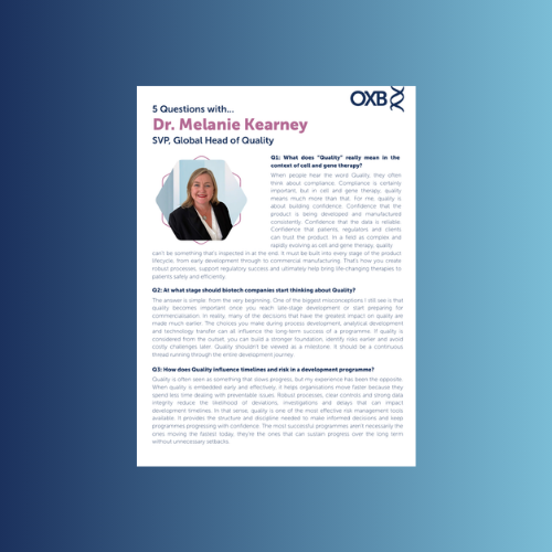 5 Questions with… Melanie Kearney